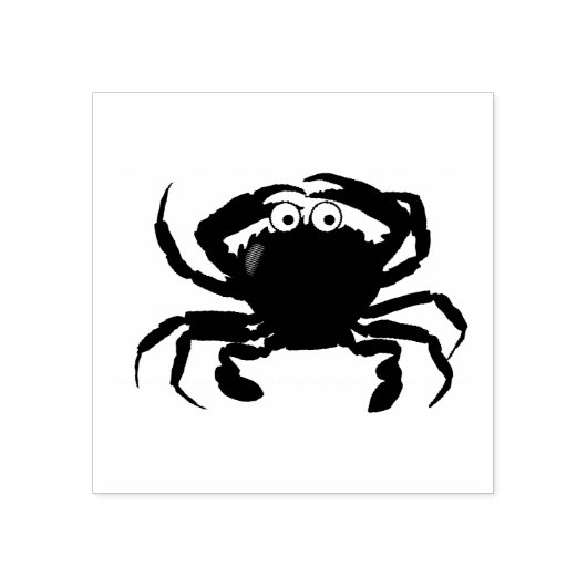 krab rubberstempel (Afrduk)
