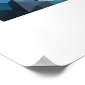 Krab, schaaldier Kunstwerk voor Natuur liefhebbers Poster (Hoek)