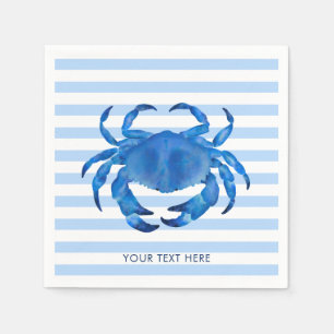 Krab Schaaldier Oceaan Strand Thema Servet