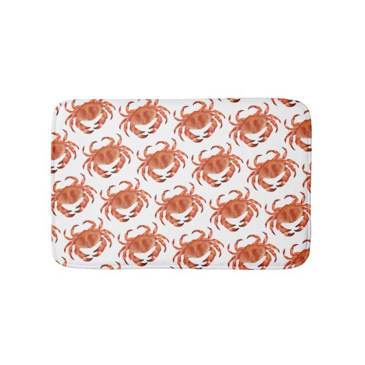 Krab Schaaldier patroon Badmat (Voorkant)