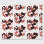 Krab Schaaldier Zee Patroon   Cadeaupapier (Vlak)