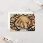 Krab (Schreep onder het Zee) (door Albrecht Durer) Kaart (Voorkant / Achterkant in situ)