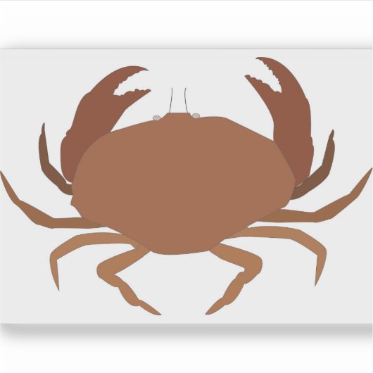 krab sticker (Voorkant)