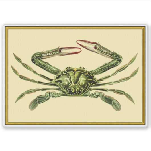 krab sticker (Voorkant)