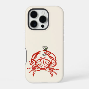 Krab Tekening iPhone 16 Pro Hoesje