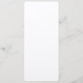 Krab Tekening Krabfest Dinnerfeest Menu (Achterkant)