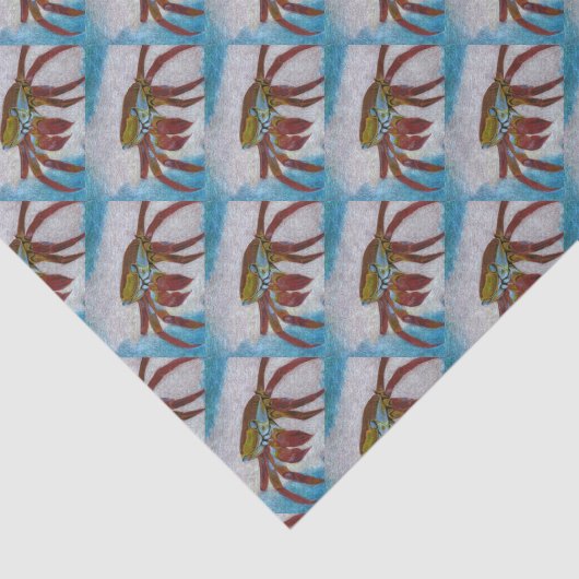 krab tissuepapier (Detail)