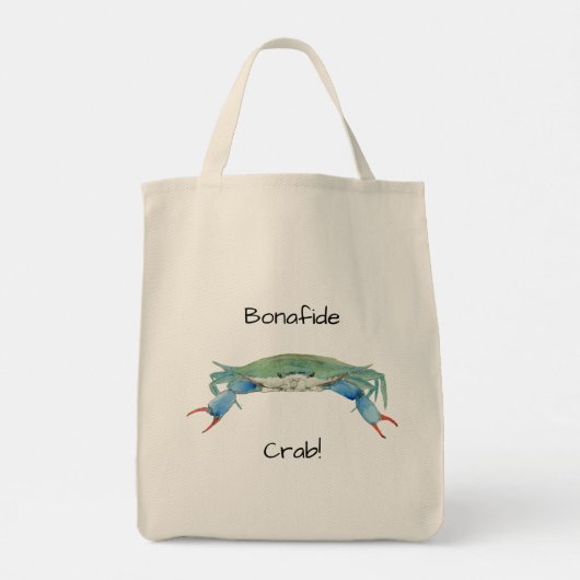 krab tote bag (Achterkant)