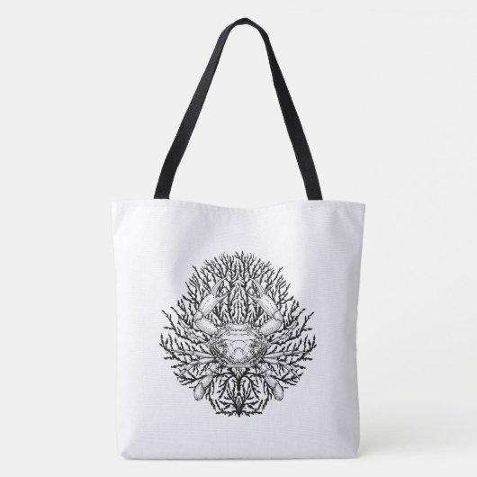 krab tote bag (Achterkant)