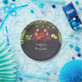 Krab Tropical Beach Papieren Bordje (Feest)