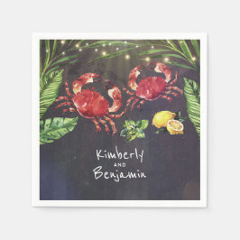 Krab Tropical Coastal Beach Servetten