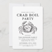 krab |  uitvindingen van zeeboil in stijl kaart (Voorkant)