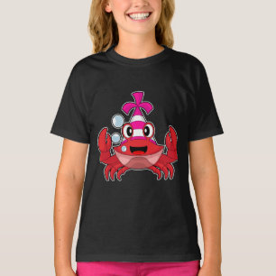 Krab verjaardagsfeesthoed t-shirt