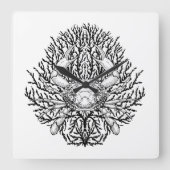 krab vierkante klok (Voorkant)