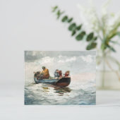 Krab Vist Winslow Homer Briefkaart (Staand voorkant)