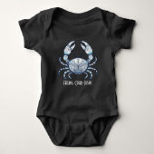 Krab: Voelen Krab-tastic Baby Bodysuit (Voorkant)
