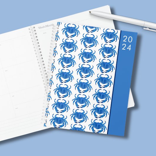 Krab waterverf 2024 planner