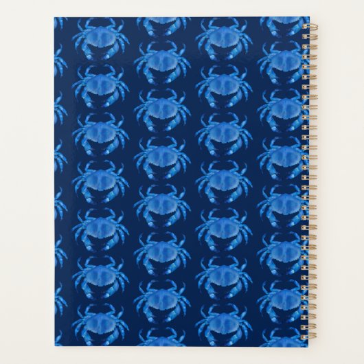 Krab waterverf 2024 planner (Achterkant)