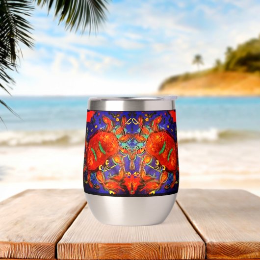 Krab Wijn Tumbler (Strand)