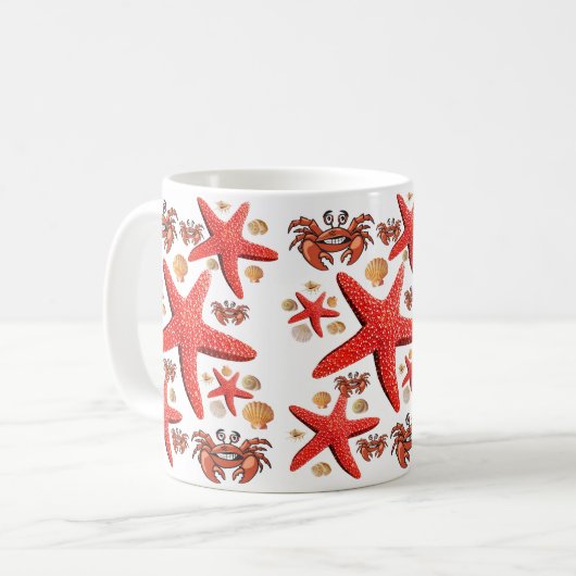 Krab, witte Mok (Voorkant links)