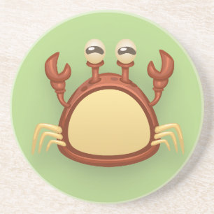 krab zandsteen onderzetter