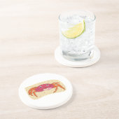 krab zandsteen onderzetter (Zijkant)