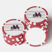 Krab zomer vreugde poker chips (Opstapeling)