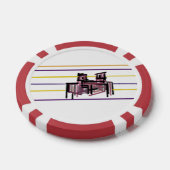 Krab zomer vreugde poker chips (Enkel)