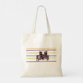Krab zomer vreugde tote bag (Achterkant)