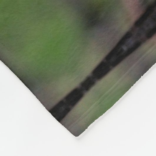 Krabappel Spring Bloesems Abstract Fleece Deken (Hoek)