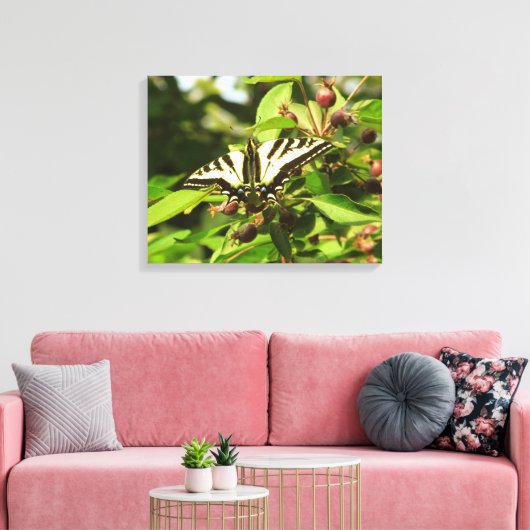 Krabappels en vlinders canvas afdruk (Insitu (Woonkamer))