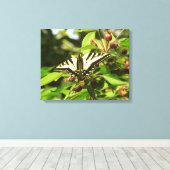 Krabappels en vlinders canvas afdruk (Insitu (Houten vloer))