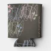 Krabbel en harten - Werk in uitvoering Blikjeskoeler (Voorkant)