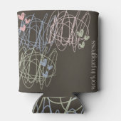 Krabbel en harten - Werk in uitvoering Blikjeskoeler (Achterkant)