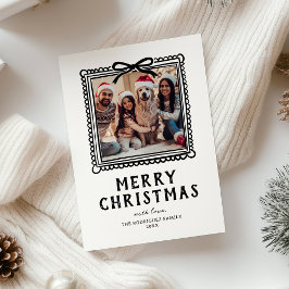 Krabbel Fotolijst Kerstmis Feestdagenkaart