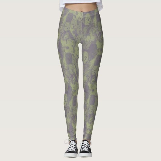 krabbel honden leggings (Voorkant)