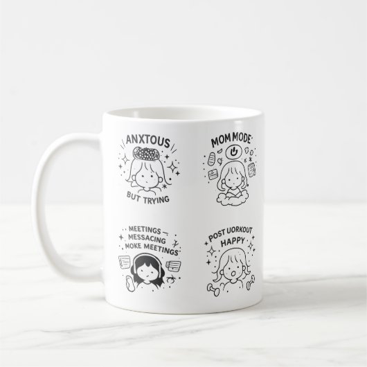 Krabbel  koffiemok (Links)