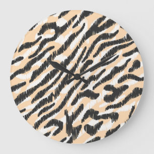 Krabbel Zebra Luipaard: Bont Grote Klok