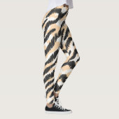Krabbel Zebra Luipaard:  Bont Leggings (Rechts)