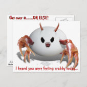 krabbelei briefkaart (Voorkant / Achterkant)