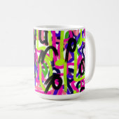 Krabbelen in kleuren koffiemok (Voorkant rechts)