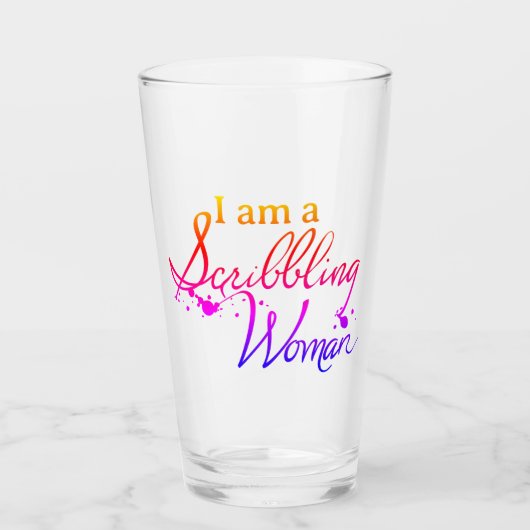 Krabbelende vrouw Water Tumbler - Regenboog (Voorkant)