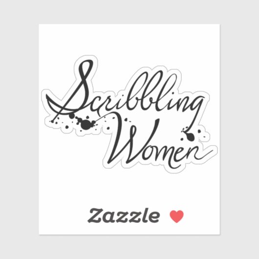 Krabbelende vrouwen Sticker (Vel)