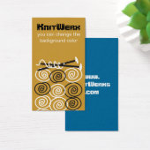 krabbelgarenballen breinaalden cadeau label kaart (Bureau)