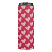 Krabbelharten Valentijnsdag Viva Magenta Thermosbeker (Achterkant)