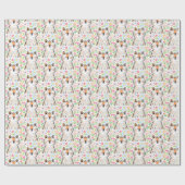 Krabbelkat Inpakpapier Wit (Vlak)