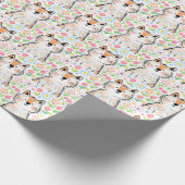 Krabbelkat Inpakpapier Wit (Hoek)