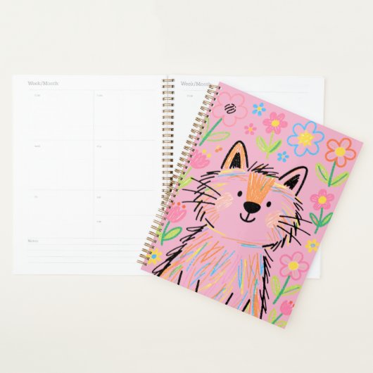 Krabbelkat Planner Roze (Display)