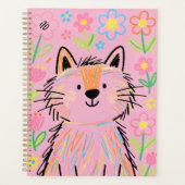 Krabbelkat Planner Roze (Voorkant)