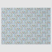 Krabbelkat Tissuepapier Blauw (Voorkant)